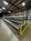 Lot of 9 Sections of Carton Flow Style Racking & 140' of Gravity Roller Conveyor