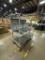 Lot of 4- 3-Shelf Light Duty Metal Carts