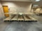 Lot of 5 Tan Rolling Metal Stock Carts w/ Brake