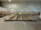 Lot of 5 Tan Rolling Metal Stock Carts w/ Brake