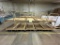 Lot of 5 Tan Rolling Metal Stock Carts w/ Brake
