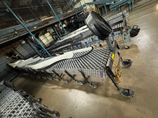 BestFlex Expandable Metal Skate Wheel Conveyor w/ Utility Blower, Fan & CoolingSchute
