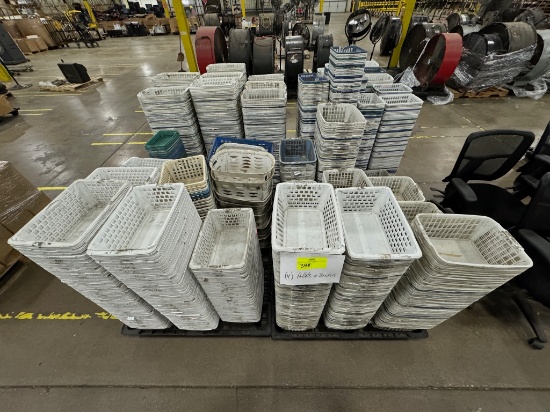 Lot of 4 Asst'd Plastic Baskets