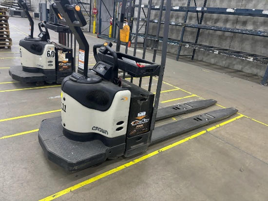 Loc: 6N. Crown Ride on Double Pallet Jack