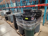 Trash Cans & Plug in Halogen Lights