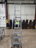 7 Step Rolling Ladder