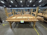 Wood Workbench Tables