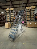 12-Step Rolling Safety Ladder