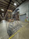 12-Step Rolling Safety Ladder