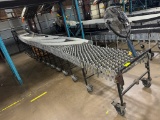 BestFlex Expandable Metal Skate Wheel Conveyor w/ Utility Blower, Fan & Cooling Schute