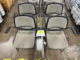 Lot of 4 Stackable Guest Chairs