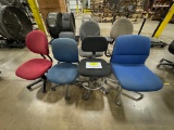 Lot of 7 Asst'd Rolling Chairs