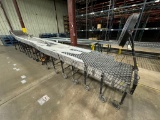BestFlex Expandable Metal Skate Wheel Conveyor w/ Utility Blower, Fan & Cooling Schute