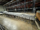 BestFlex Expandable Metal Skate Wheel Conveyor w/ Fan & Cooling Schute