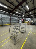 12-Step Rolling Safety Ladder