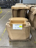 Lot of (6) Pallets of Corrugated Small Trays