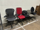 Loc: 6S. Office Chairs w/wheels