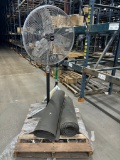 Loc: 6S. Pedestal Fan w/Anti-Fatigue Mats