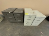 Lot of 4 Asst'd File Cabinets