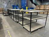 Loc: 6N. 3 Tier Rolling Carts