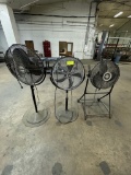 Lot of 3 Asst'd Fans