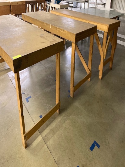 8ft wooden work bench