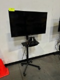 Tv on Rolling Stand