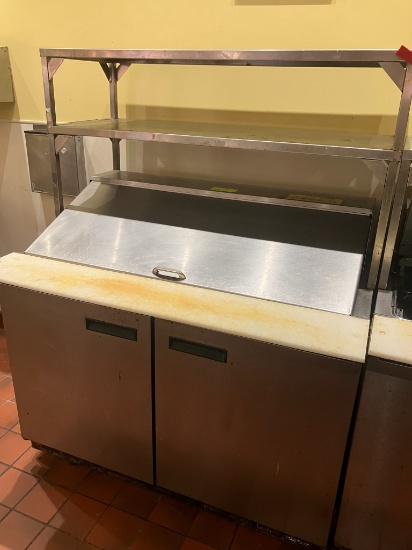 Delfield Prep Cooler with Shelf