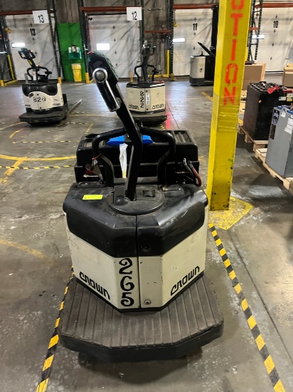 Crown Walkie Rider Electric Pallet Jack