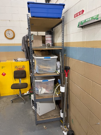 Storage Shelving 7' x 4' x 18" (2), 7'x 4' x 22" (2)