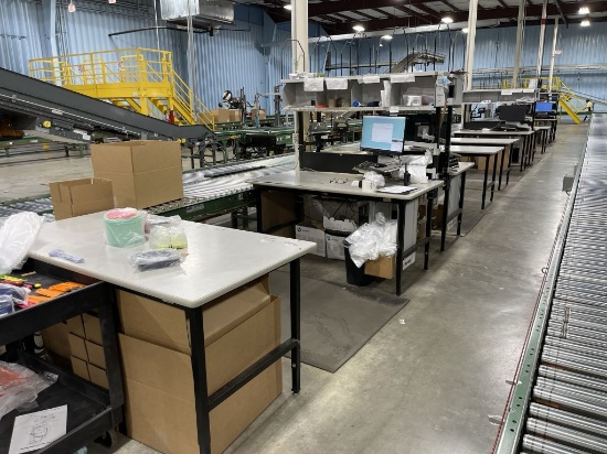 Packing Work Stations and Contents