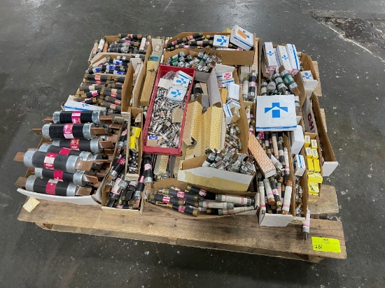 Assorted industrial fuses