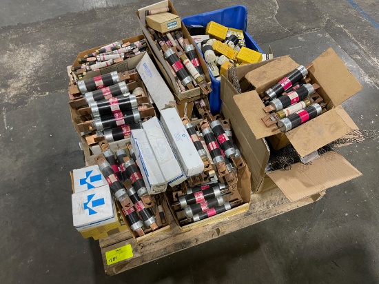 Assorted industrial fuses