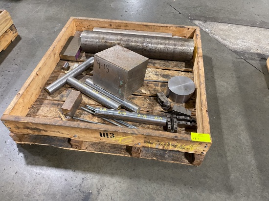 1196 lbs assorted steel