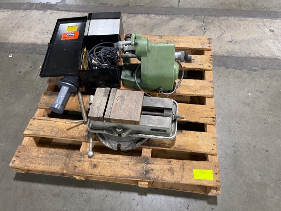 Assorted vise, Black light, Kuhlmann grinder