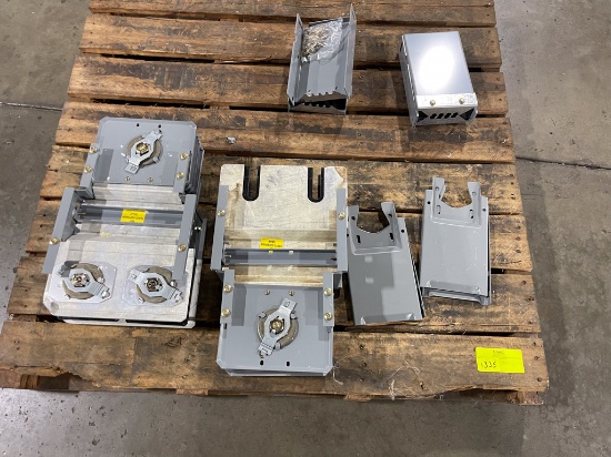 Square D bus rails connectors