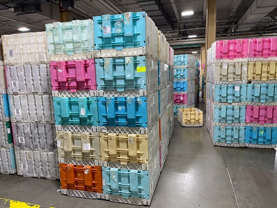 Heavy Duty Plastic totes, lot of 350pcs