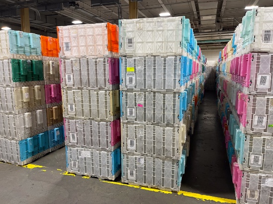 Heavy Duty Plastic totes, lot of 350pcs