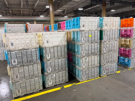 Heavy Duty Plastic totes, lot of 350pcs