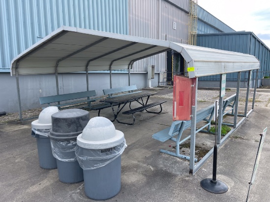 Carport 20' x 20, x 9'6" Steel