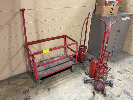 Fire Extinguisher Cart and roller Carts (4)