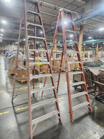 10' Fiberglass Werner Ladder (Lot of 2)