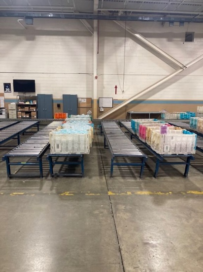 20ft shipping rollers, lot of 4