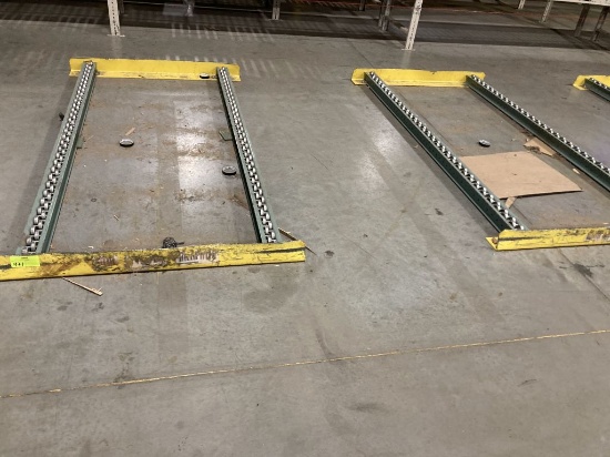 8ft x 44"skid wheels with front and back guards