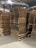 Wooden skids, 52