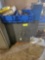 Small Metal Parts Cabinet, Parts Bins with Barfeeder Parts, Electrical Shutoff, & Various Machine...