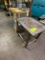 Small Metal Table & Utility Cart
