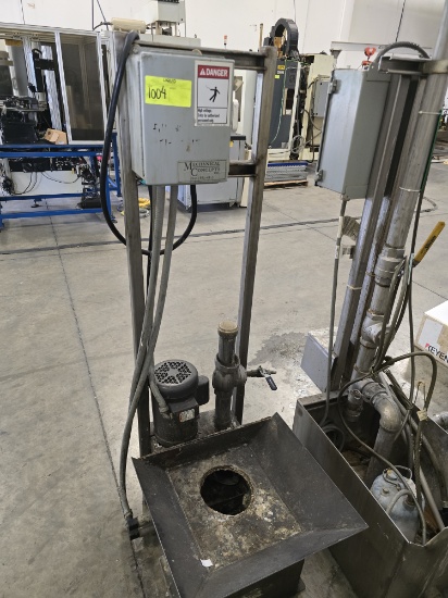 Wastewater Pump System with Control Panel and Tank