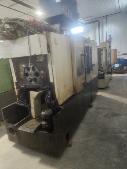 Index MS25E Automatic Screw Machine with Scrap Conveyor & Spindle