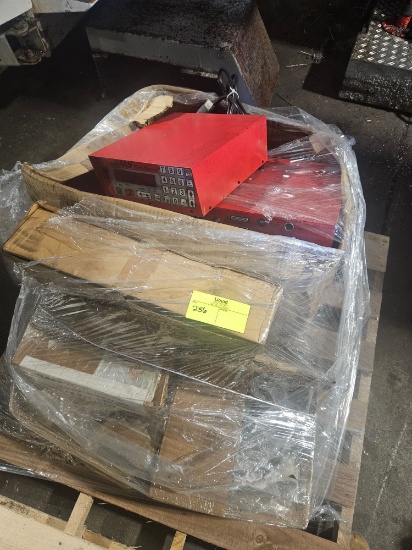 Pallet with Haas Server Controlers, Gear Motors, & Window/Door Seals